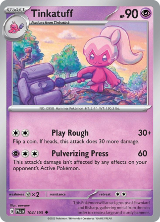 Tinkatuff 104/193 Scarlet & Violet Paldea Evolved