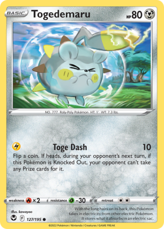 Togedemaru 127/195