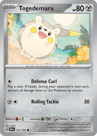 Togedemaru 151/197
