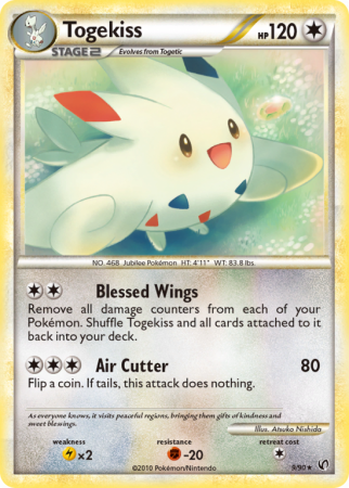Togekiss 9/90 HeartGold & SoulSilver HS—Undaunted