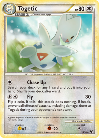 Togetic 39/90 HeartGold & SoulSilver HS—Undaunted