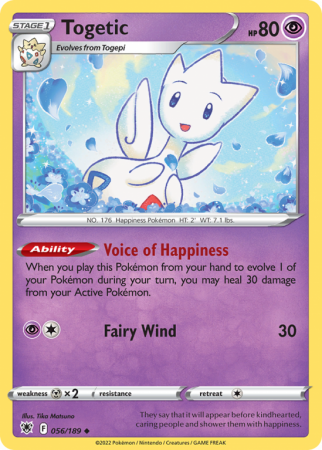 Togetic 56/189 Sword & Shield Astral Radiance