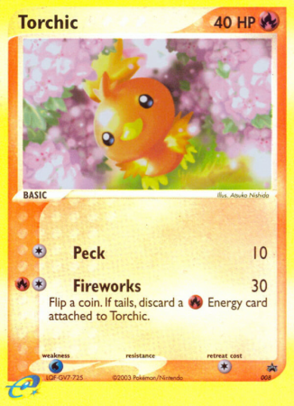 Torchic 8/40 NP Nintendo Black Star Promos