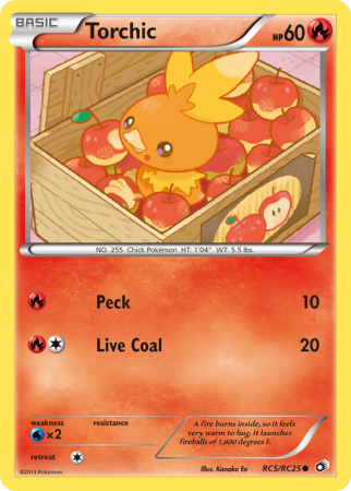 Torchic RC5/113 Black & White Legendary Treasures