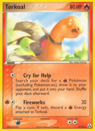 Torkoal 27/92 EX Legend Maker