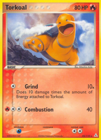 Torkoal 33/110 EX Holon Phantoms