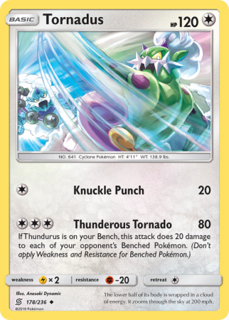 Tornadus 178/236 Sun & Moon Unified Minds