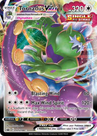 Tornadus VMAX 125/198 Sword & Shield Chilling Reign