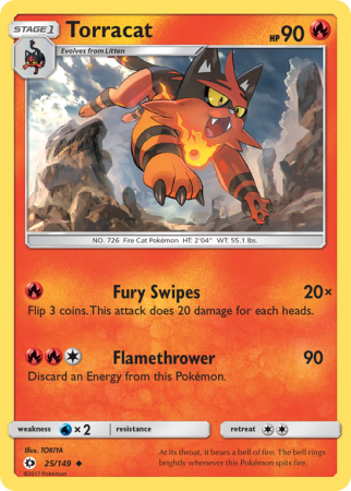 Torracat 25/149 Sun & Moon Sun & Moon