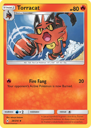 Torracat 28/214 Sun & Moon Unbroken Bonds