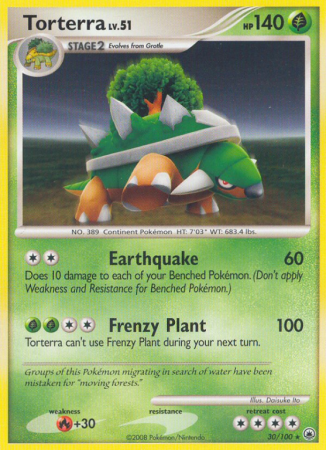 Torterra 30/100 Diamond & Pearl Majestic Dawn