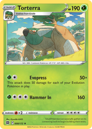 Torterra 8/172 Sword & Shield Brilliant Stars