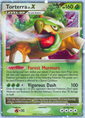 Torterra LV.X DP09/56 Diamond & Pearl DP Black Star Promos