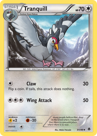 Tranquill 81/98 Black & White Emerging Powers