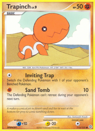 Trapinch 115/132 Diamond & Pearl Secret Wonders