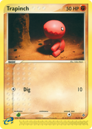 Trapinch 78/97 EX Dragon