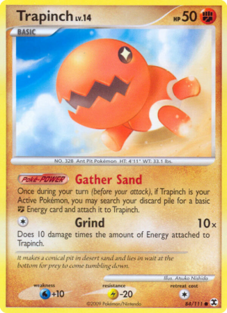 Trapinch 84/111 Platinum Rising Rivals