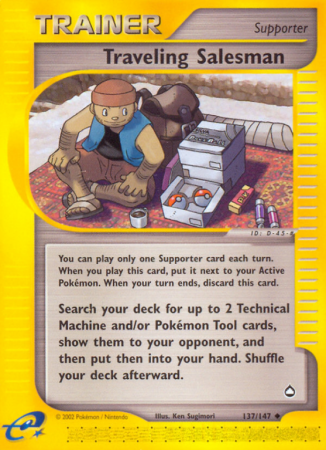 Traveling Salesman 137/186 E-Card Aquapolis