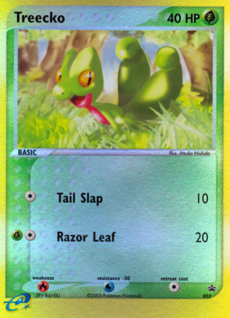 Treecko 3/40 NP Nintendo Black Star Promos