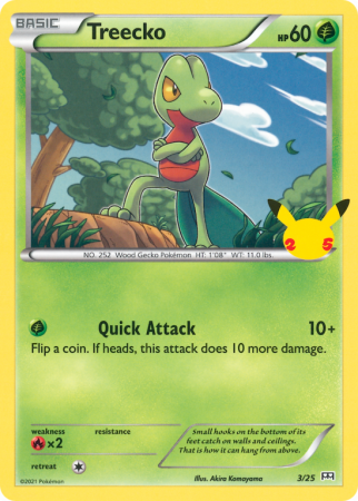 Treecko 3/25 Other McDonald's Collection 2021