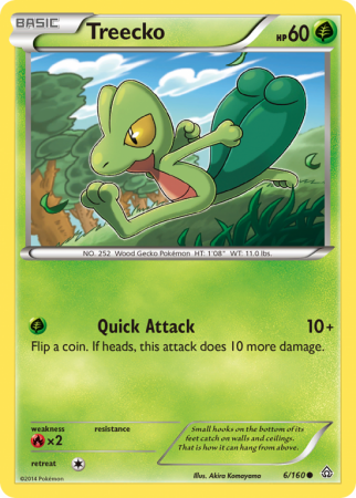 Treecko 6/160 XY Primal Clash