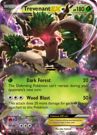 Trevenant-EX 19/160 XY Primal Clash