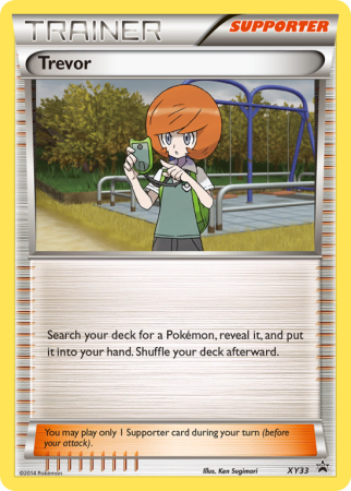 Trevor XY33/183 XY XY Black Star Promos