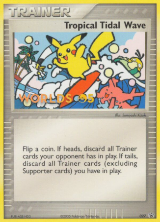 Tropical Tidal Wave 27/40 NP Nintendo Black Star Promos