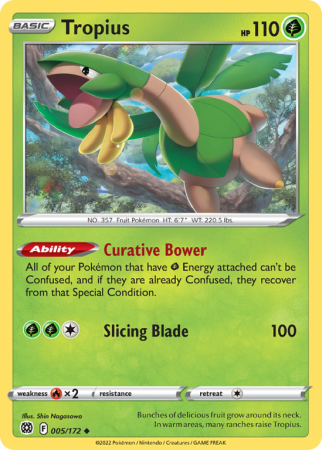 Tropius 5/172 Sword & Shield Brilliant Stars