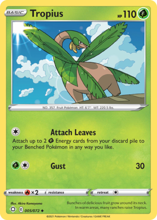 Tropius 5/72 Sword & Shield Shining Fates