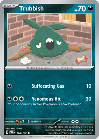 Trubbish 116/182 Scarlet & Violet Paradox Rift