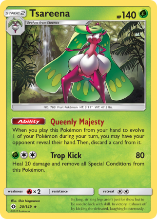 Tsareena 20/149 Sun & Moon Sun & Moon
