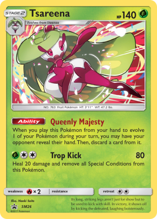 Tsareena SM26/156 Sun & Moon SM Black Star Promos