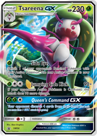 Tsareena-GX SM56/156 Sun & Moon SM Black Star Promos
