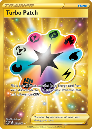 Turbo Patch 200/189 Sword & Shield Darkness Ablaze