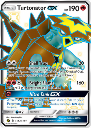 Turtonator-GX SV52/94 Sun & Moon Shiny Vault