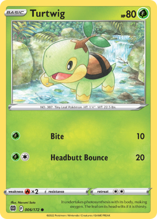 Turtwig 6/172 Sword & Shield Brilliant Stars