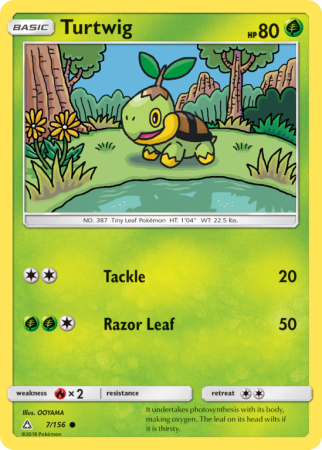 Turtwig 7/156 Sun & Moon Ultra Prism
