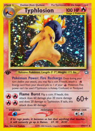 Typhlosion 17/111 Neo Neo Genesis