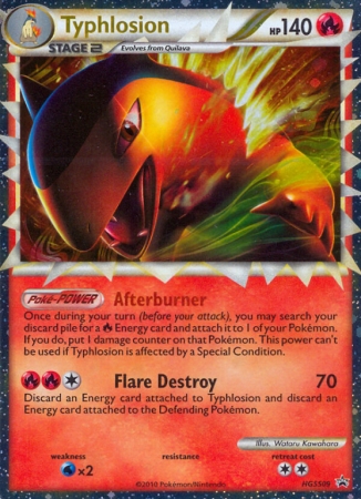 Typhlosion HGSS09/25 HeartGold & SoulSilver HGSS Black Star Promos
