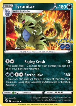 Tyranitar 43/78