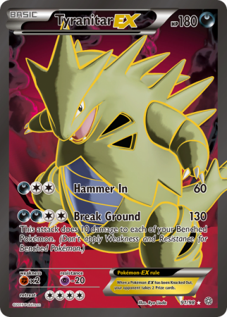 Tyranitar-EX 91/98 XY Ancient Origins