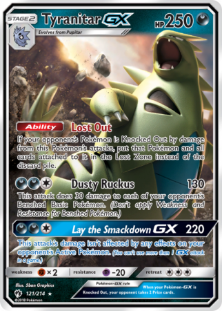 Tyranitar-GX 121/214 Sun & Moon Lost Thunder