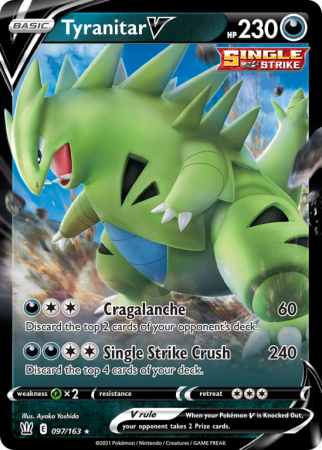 Tyranitar V 97/163 Sword & Shield Battle Styles