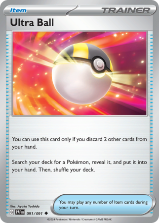 Ultra Ball 91/91 Scarlet & Violet Paldean Fates