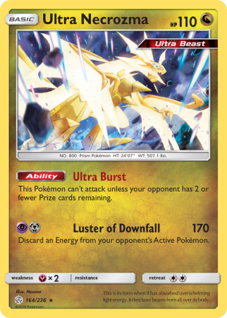 Ultra Necrozma 164/236 Sun & Moon Cosmic Eclipse