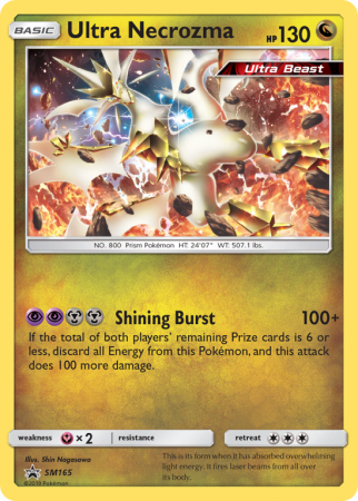Ultra Necrozma SM165/156 Sun & Moon SM Black Star Promos