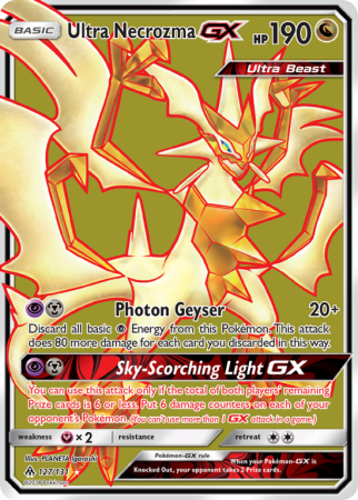 Ultra Necrozma-GX 127/131 Sun & Moon Forbidden Light
