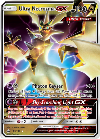 Ultra Necrozma-GX 95/131 Sun & Moon Forbidden Light