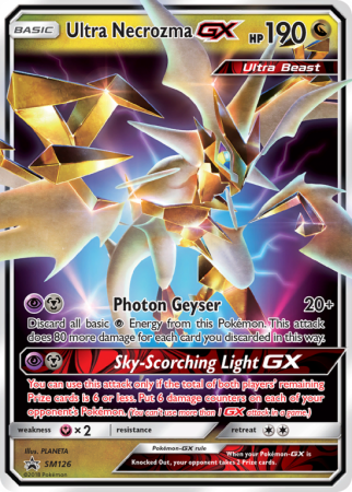 Ultra Necrozma-GX SM126/156 Sun & Moon SM Black Star Promos